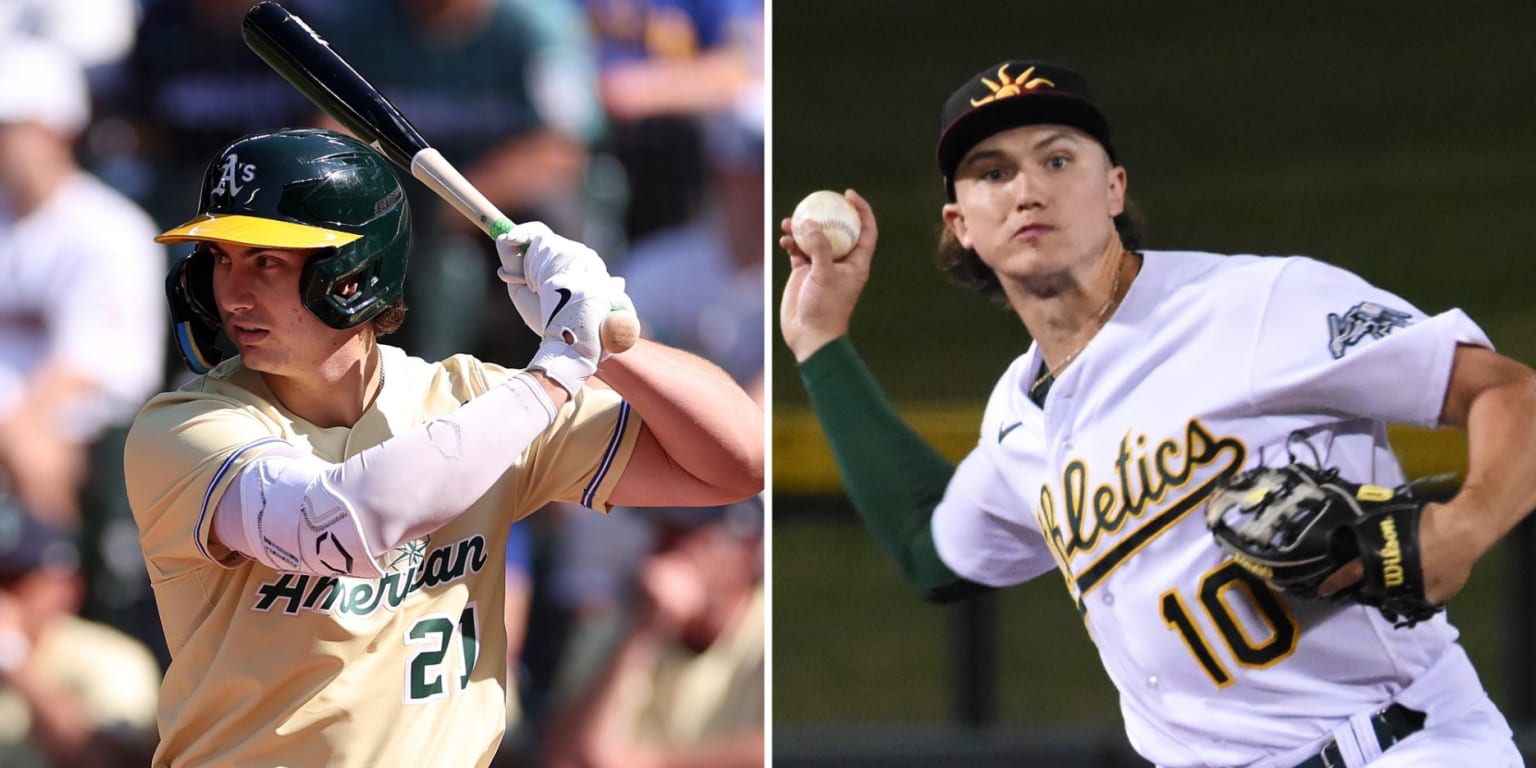 Top Prospects Tyler Soderstrom and Zack Gelof Called Up to Oakland A's