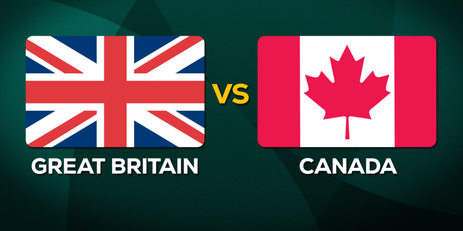 La Grande-Bretagne contre le Canada lors de la Classique mondiale de baseball 2023