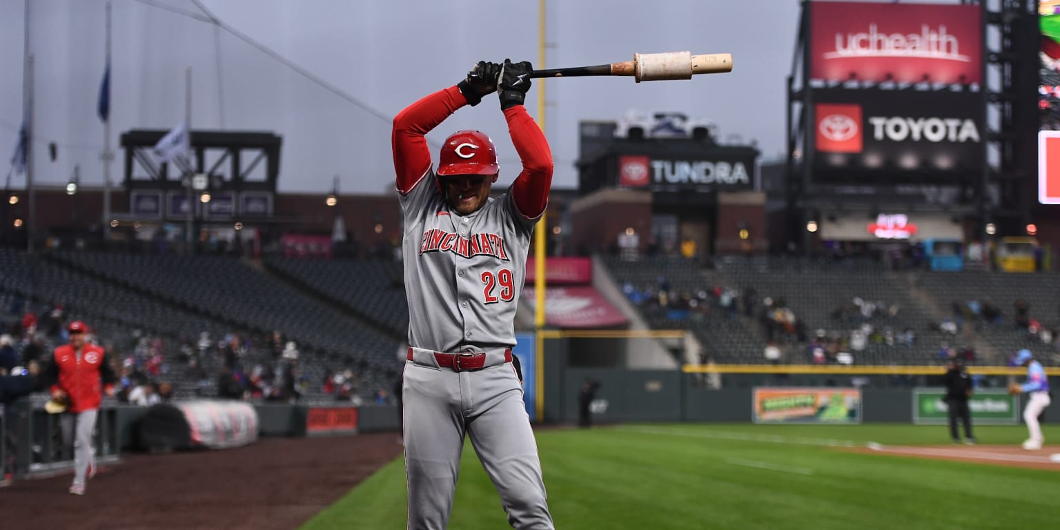 Reds win back-and-forth game against Rockies in series opener