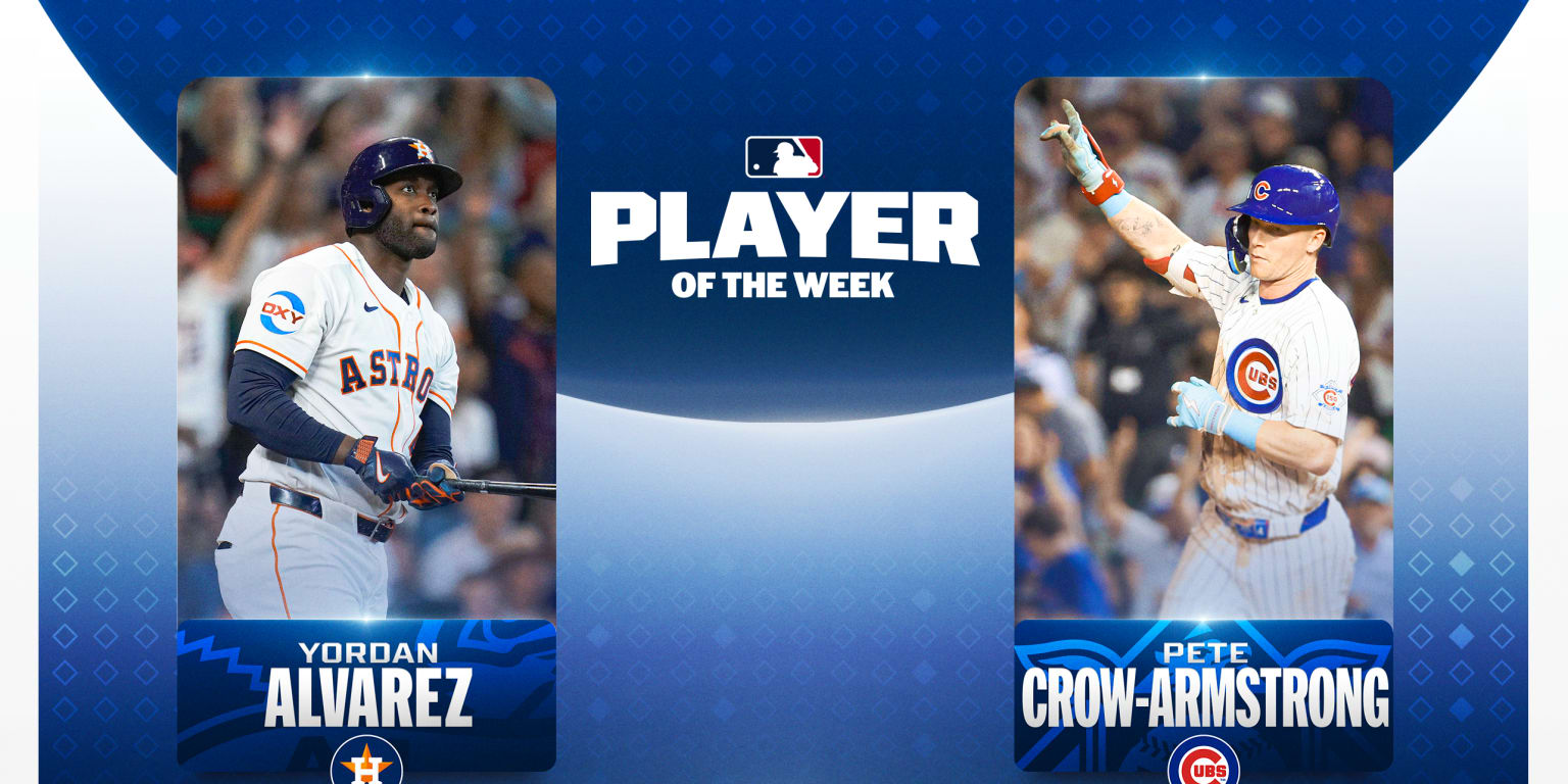 Yordan (.577 OBP), PCA (4 HRs) pick up weekly honors