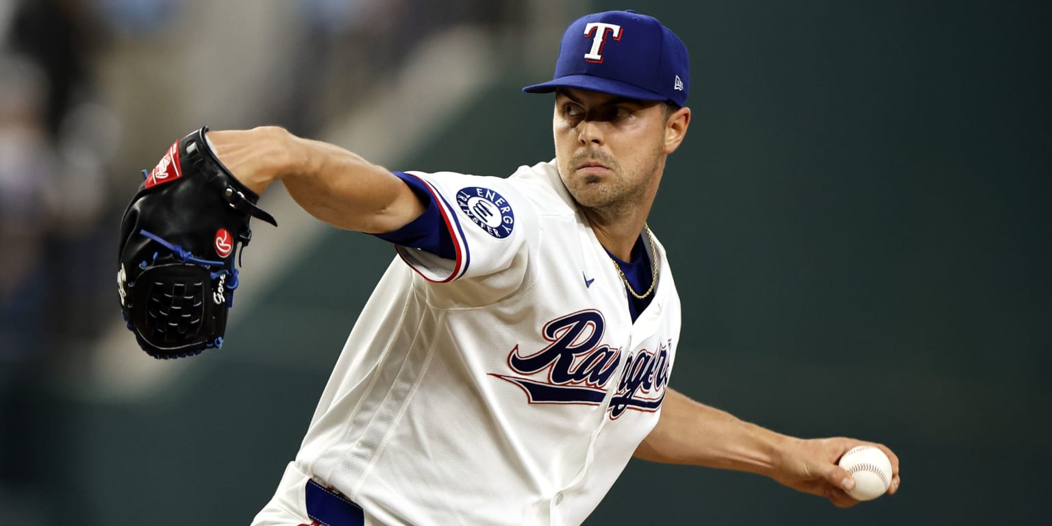 Gore's gritty 106-pitch outing helps Rangers even series