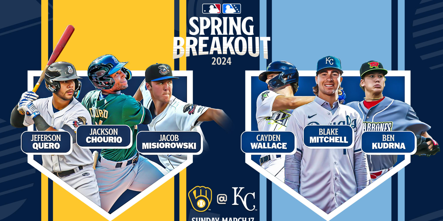 MLB Spring Breakout Brewers vs. Royals Top Prospects Shine in