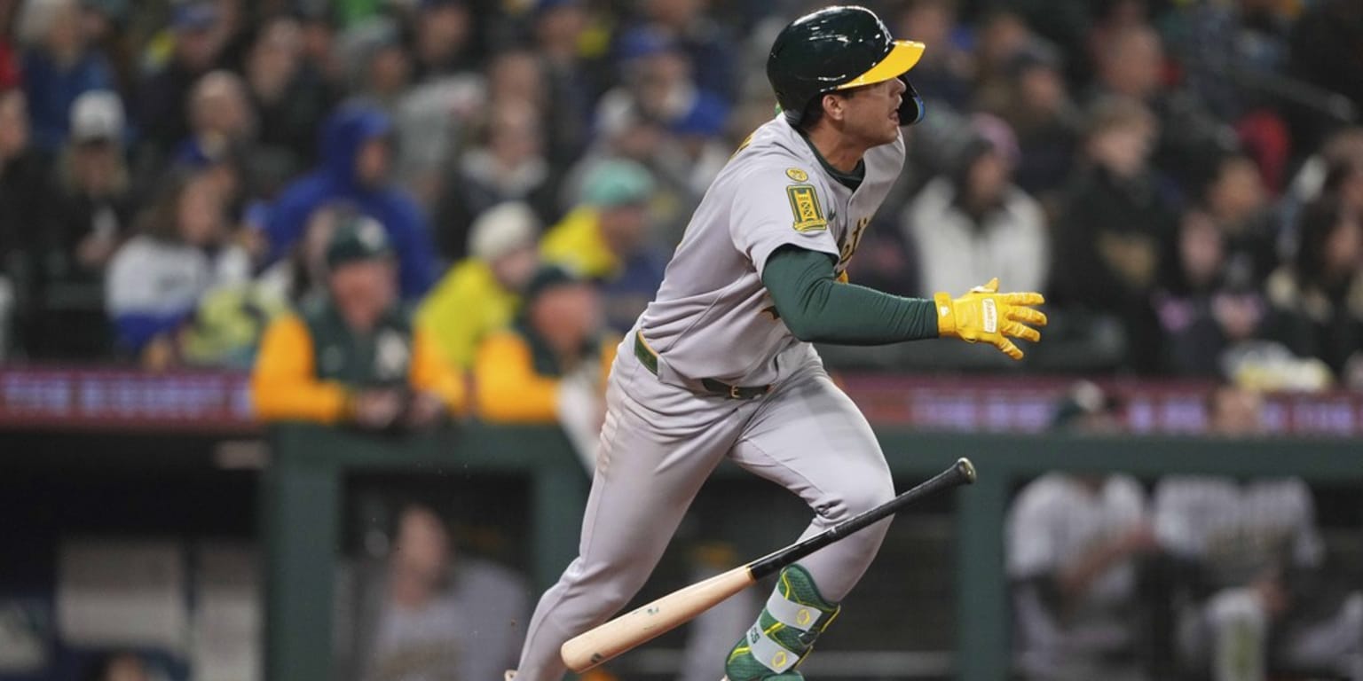 アスレチックスの22歳マックス・マンシー、キャリア初本塁打