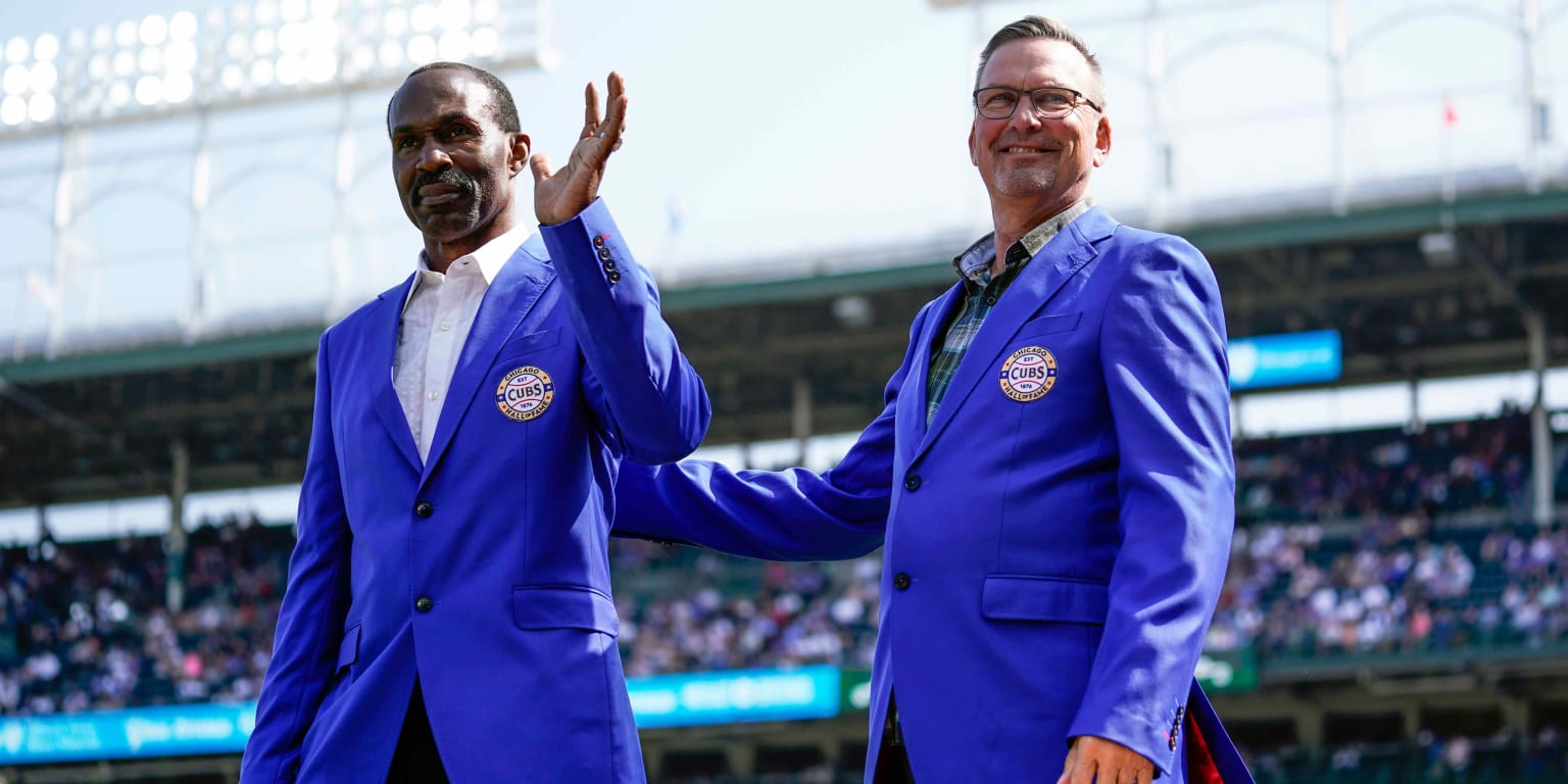 The newest inductees to the Cubs HOF: Mark Grace and Shawon Dunston 