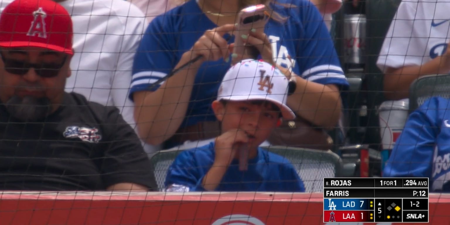 What's that sound on the broadcast? Just an extremely passionate young fan