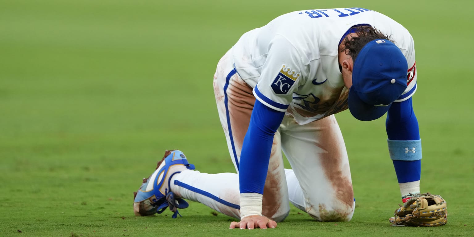 Royals hold Witt Jr. (Grade 1 MCL sprain) out of lineup vs. Cardinals