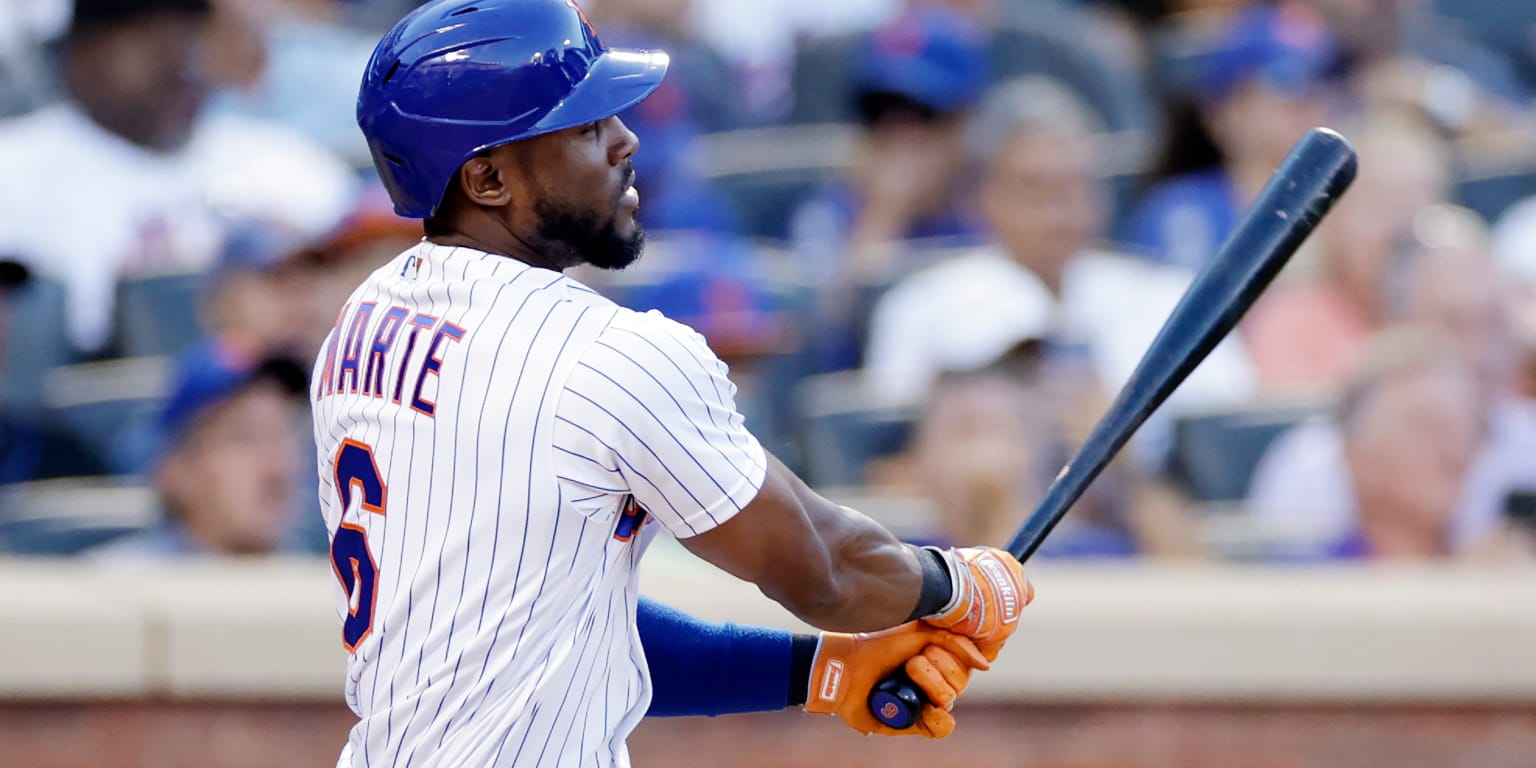 Starling Marte easing back into Mets workouts after surgery