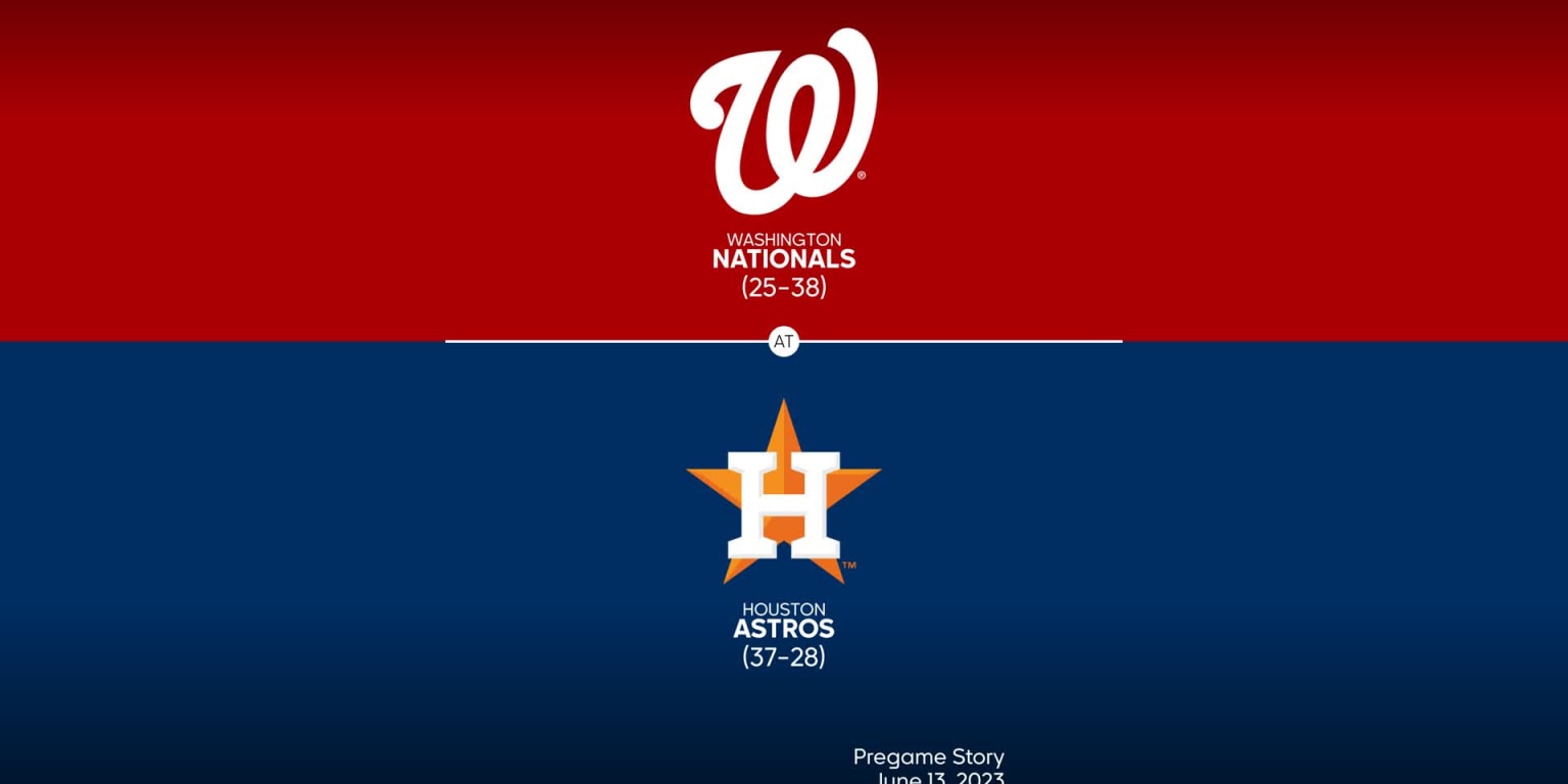 Houston, United States. 13th June, 2023. Washington Nationals