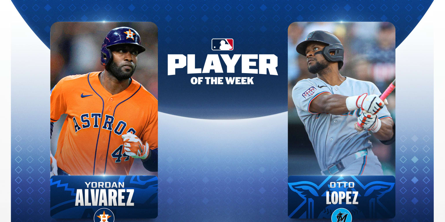Yordan named AL Player of the Week for 3rd time this year