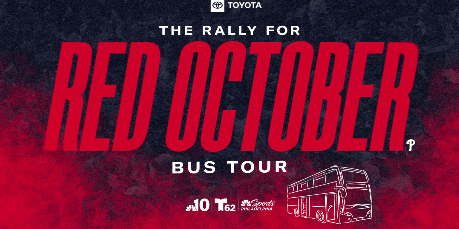 Phillies Rally for Red October Bus Tour returns Oct. 2, 2023