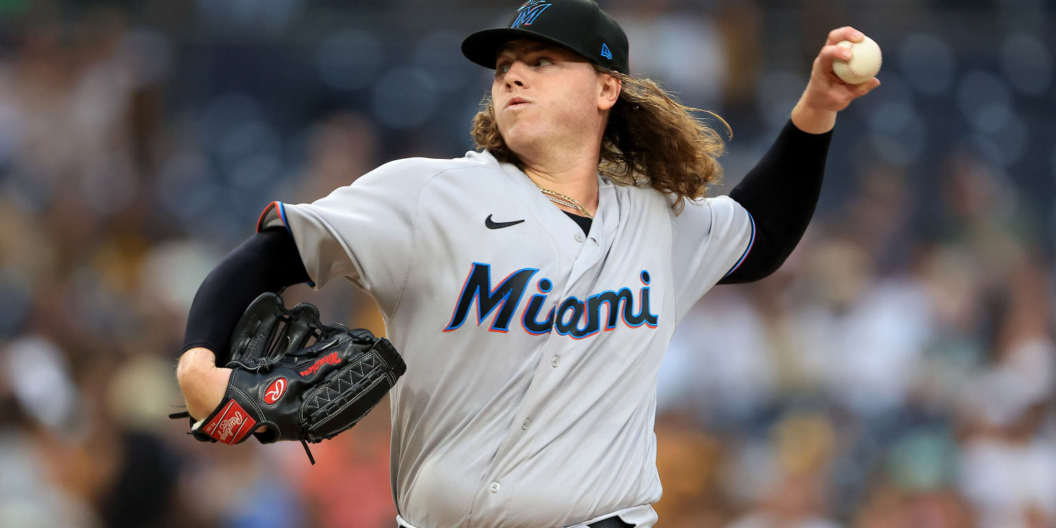 This is a 2021 photo of Kyle Nicolas of the Miami Marlins baseball team.  This image reflects the Miami Marlins active roster as of Wednesday, Feb.  24, 2021 when this image was