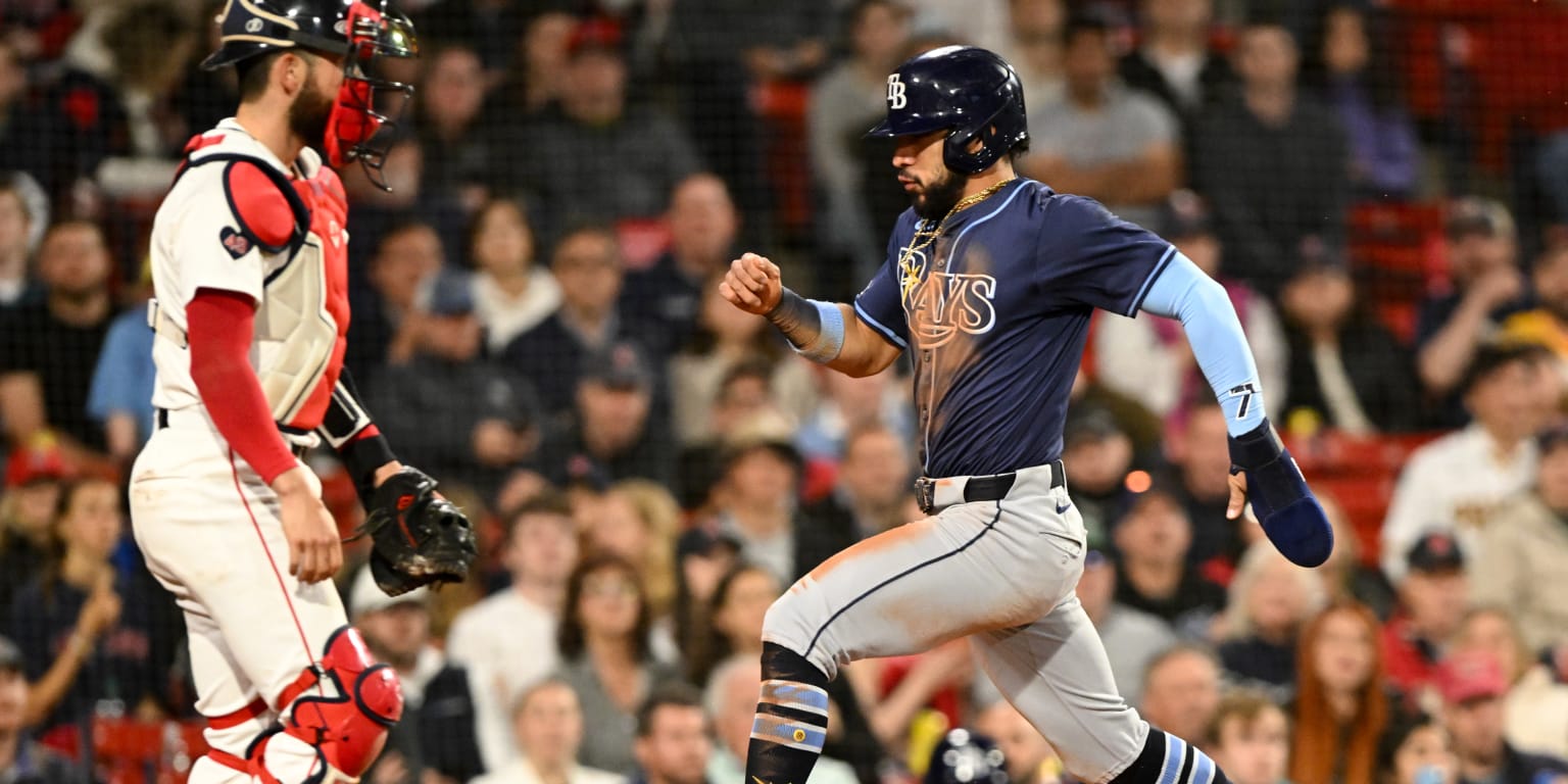 Amed Rosario drives in 3 as Rays beat Red Sox