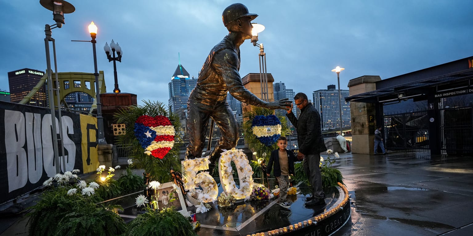 For the 'Great One'; Pirates, MLB honor Roberto Clemente