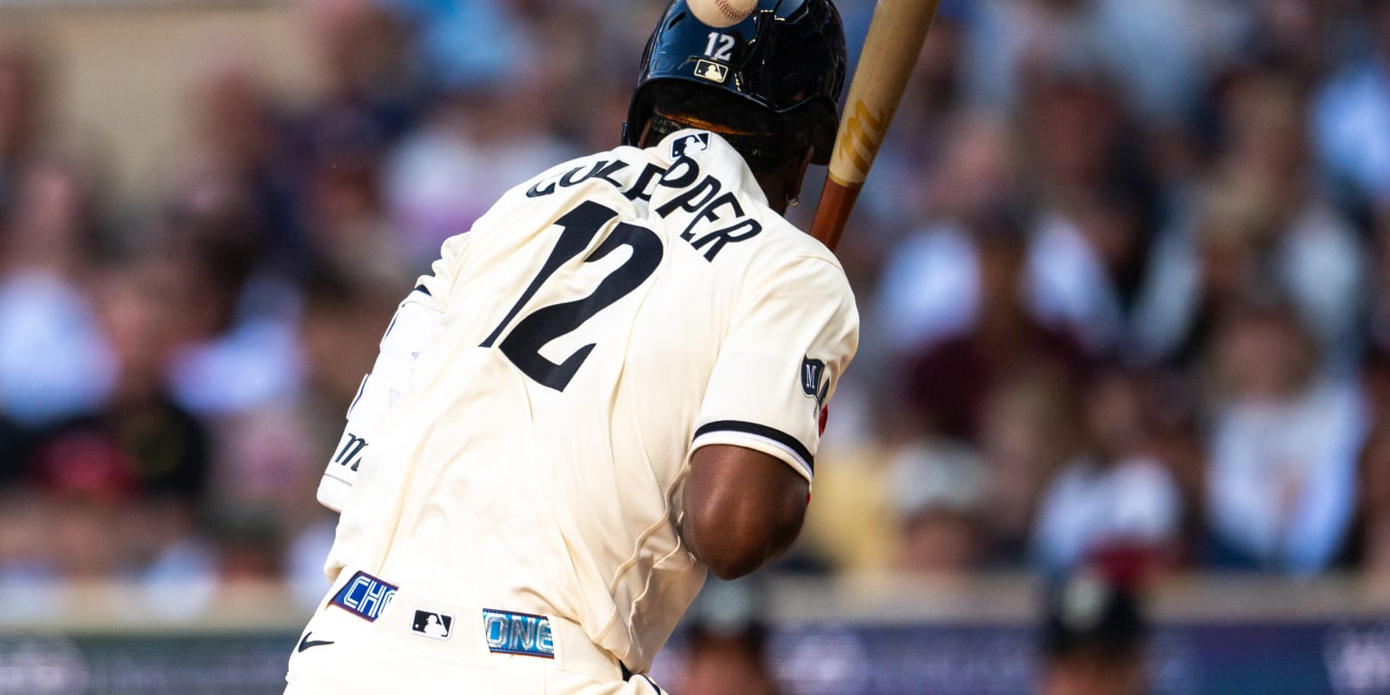 Culpepper out of Twins' lineup with right shoulder contusion, but in good spirits