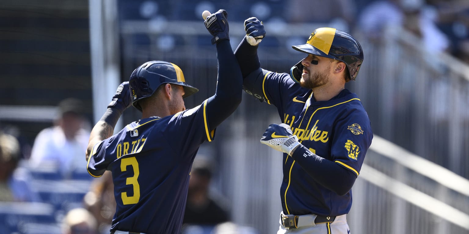 56 hits! Red-hot Brewers set franchise record in series vs. Nats
