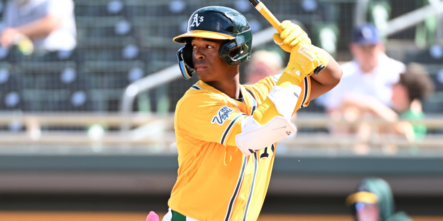 This 2025 int'l signee is zooming up A's prospect rankings