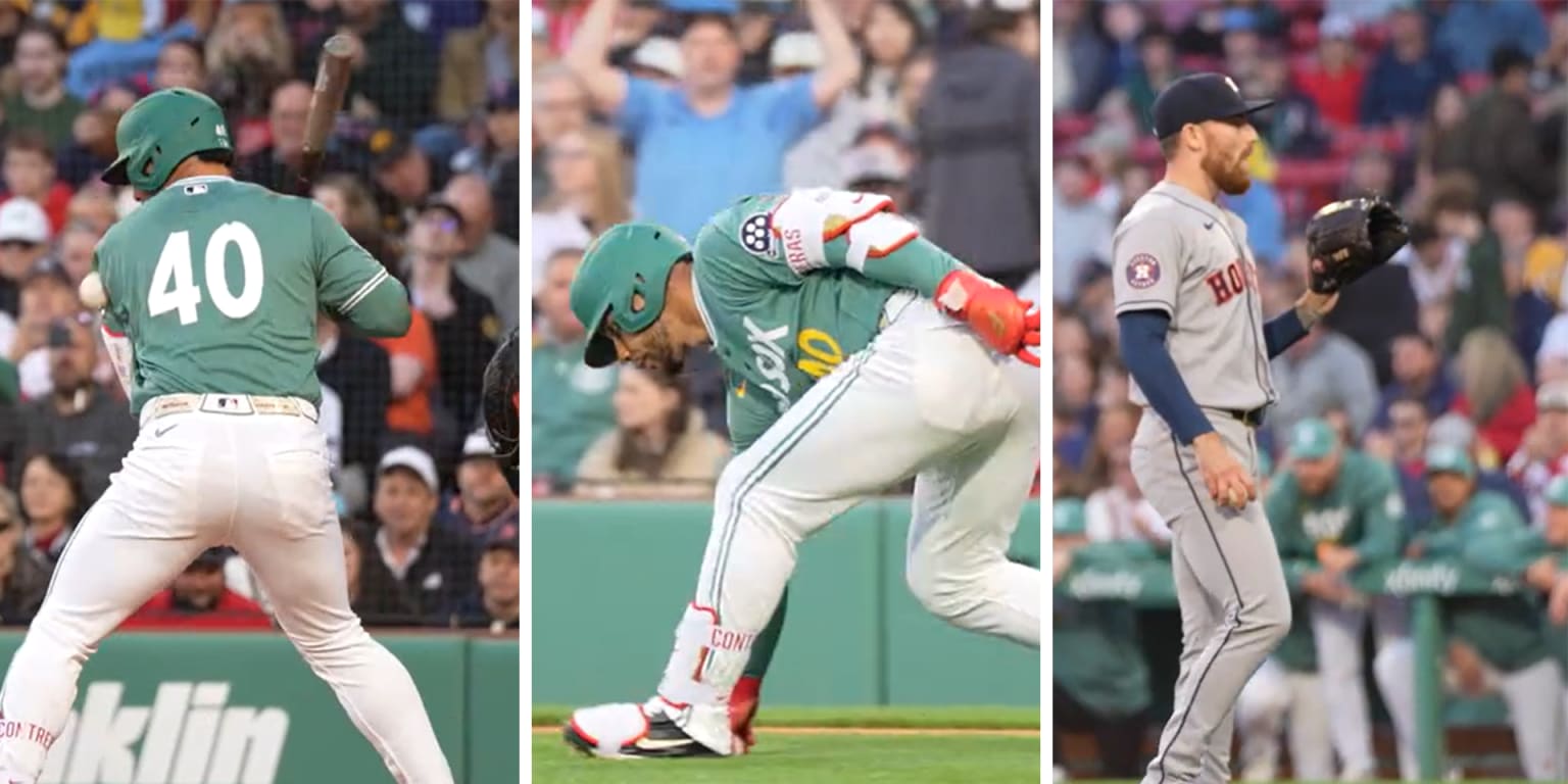 Contreras runs toward mound after HBP ... but not for the reason you think