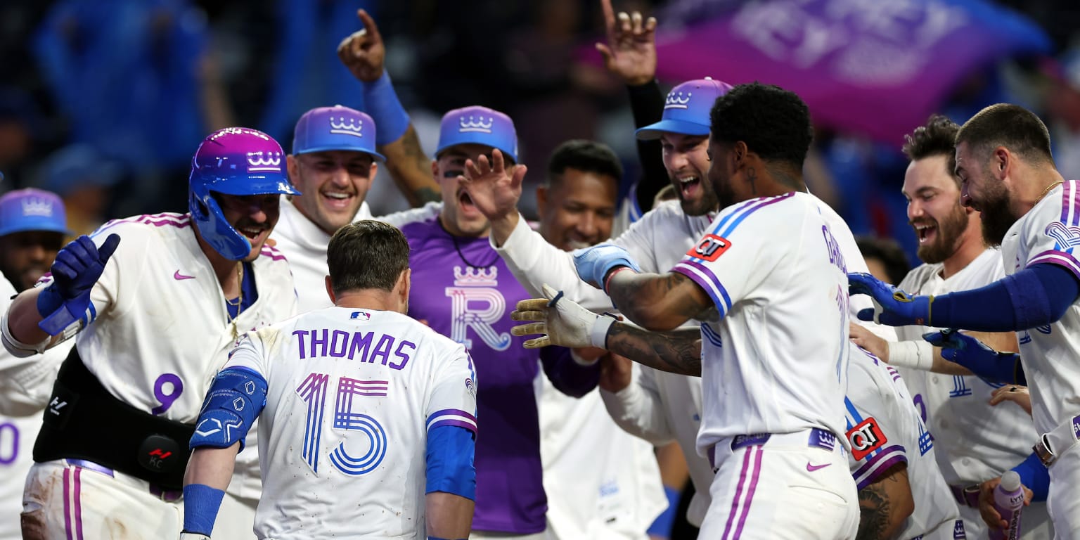 Wet and wild walk-off! Royals pull off epic, rain-soaked comeback win in extras  