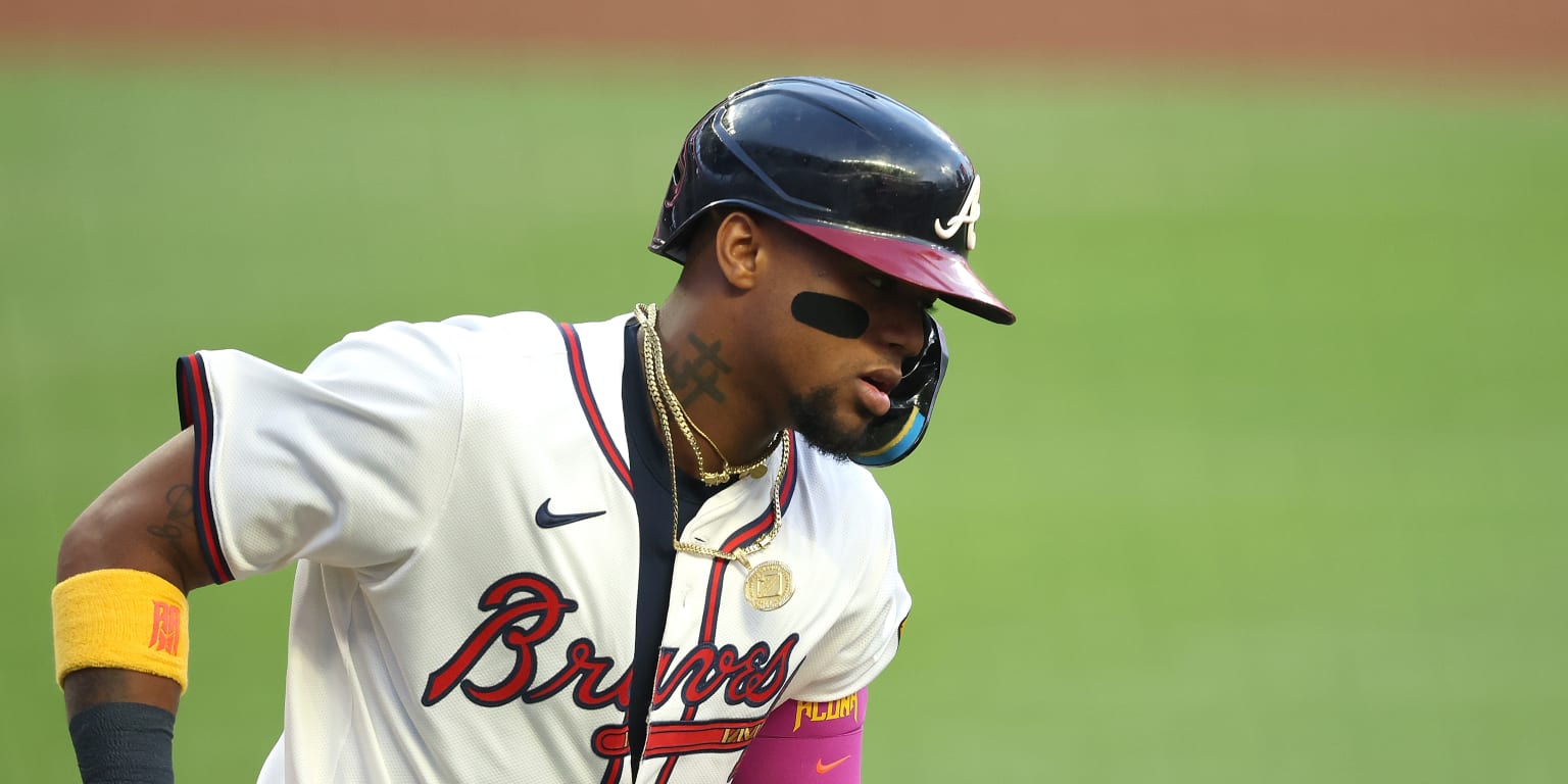 Braves lose Acuña Jr. (left hamstring strain) to injured list