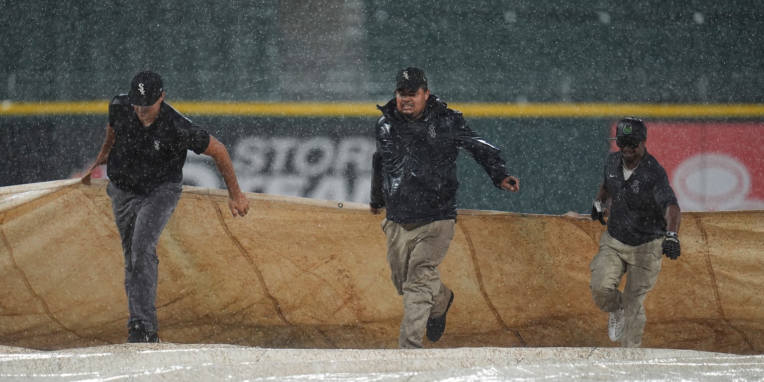 Rangers vs. White Sox Rain Suspends Game Doubleheader Set for Wednesday
