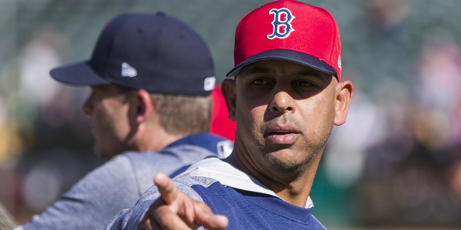 The Alex Cora first-day photo three years in the making - The Athletic