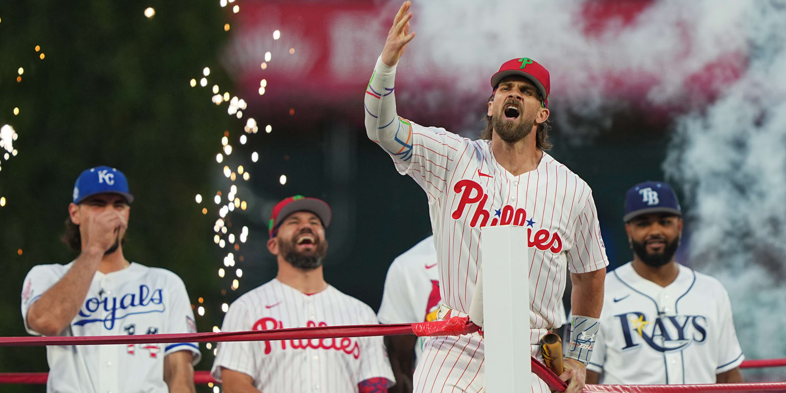 Depth First Search Drawing Bryce Harper eliminated in first round of Home Run Derby