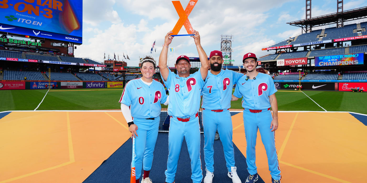 Team Victorino gets the last laugh in 3-on-3 MLBx slugfest vs. Philly faves