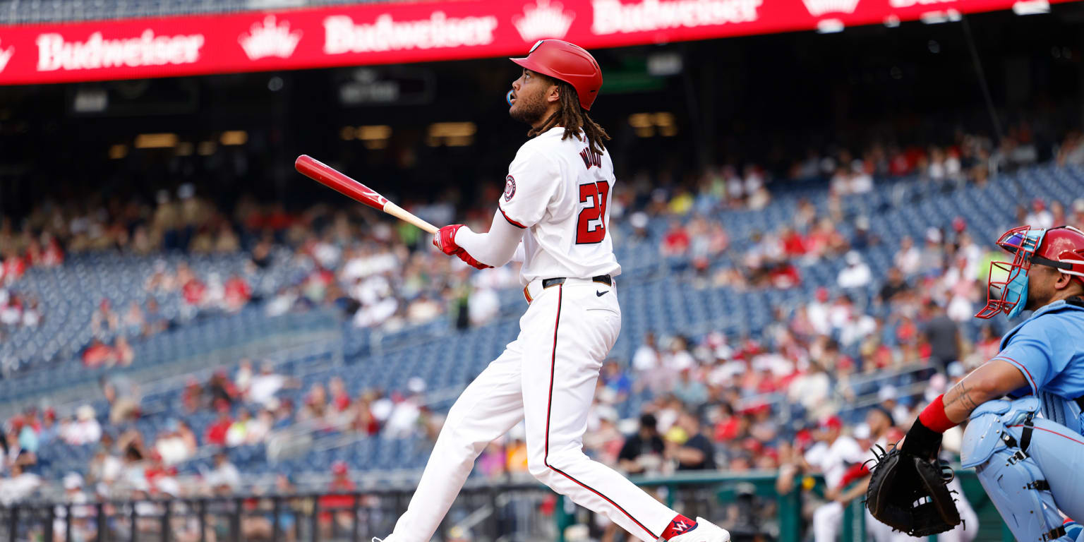 Wood (No. 2 MLB prospect) goes oppo for first Nats homer