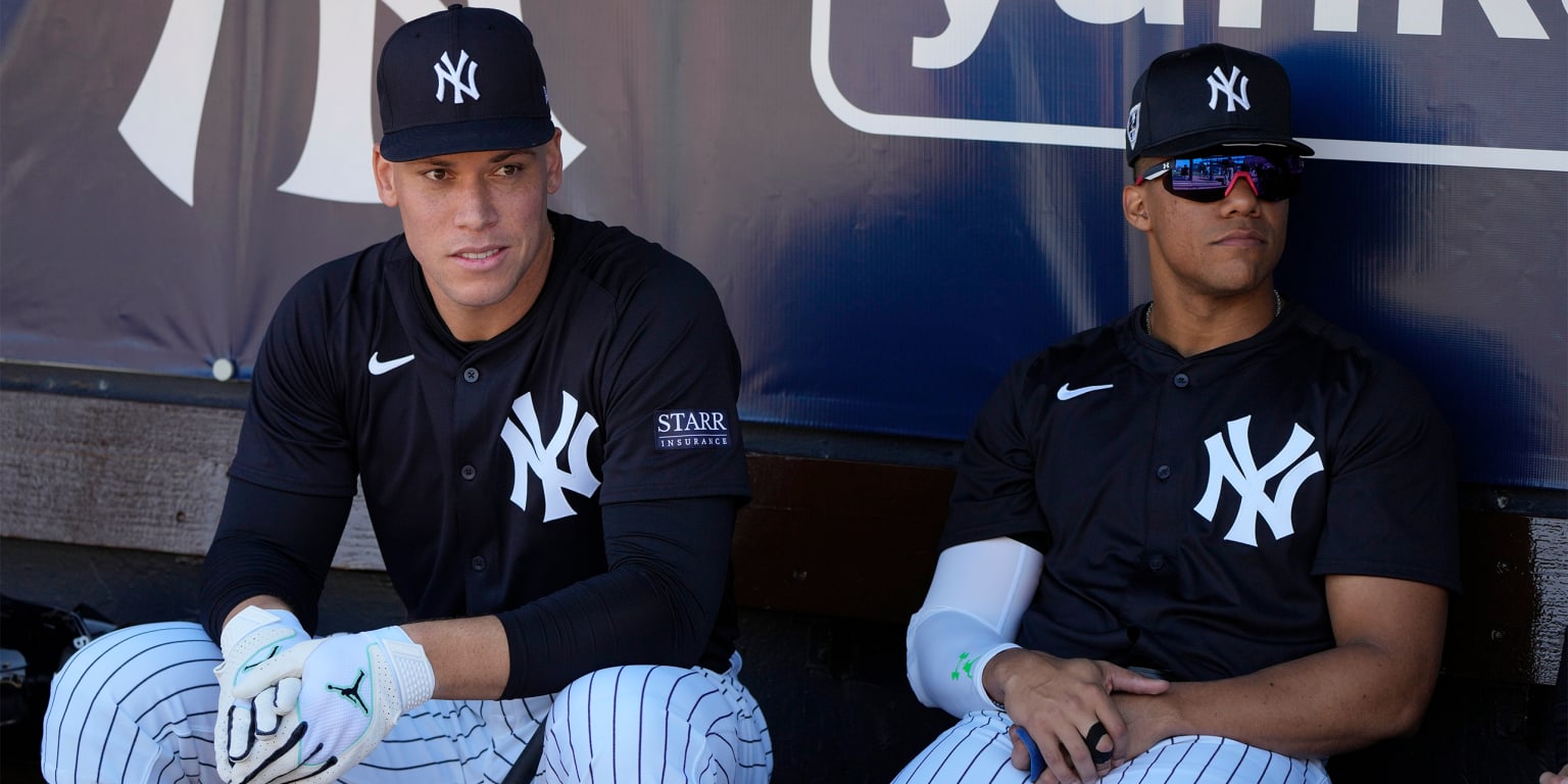 Aaron Judge, Juan Soto strike friendship at Yankees camp