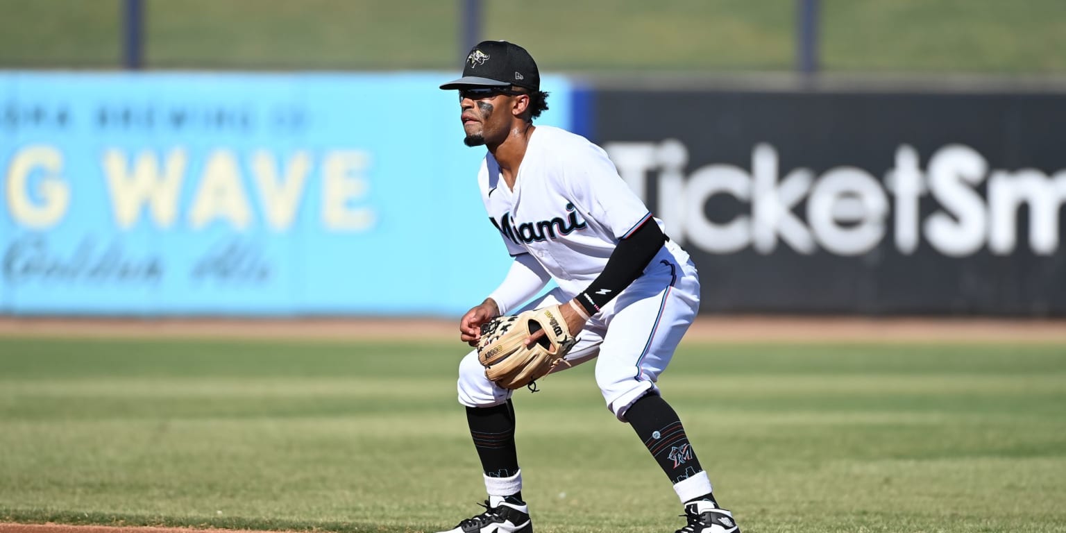 Marlins prospect Nasim Nuñez shows off his speed in Fall League