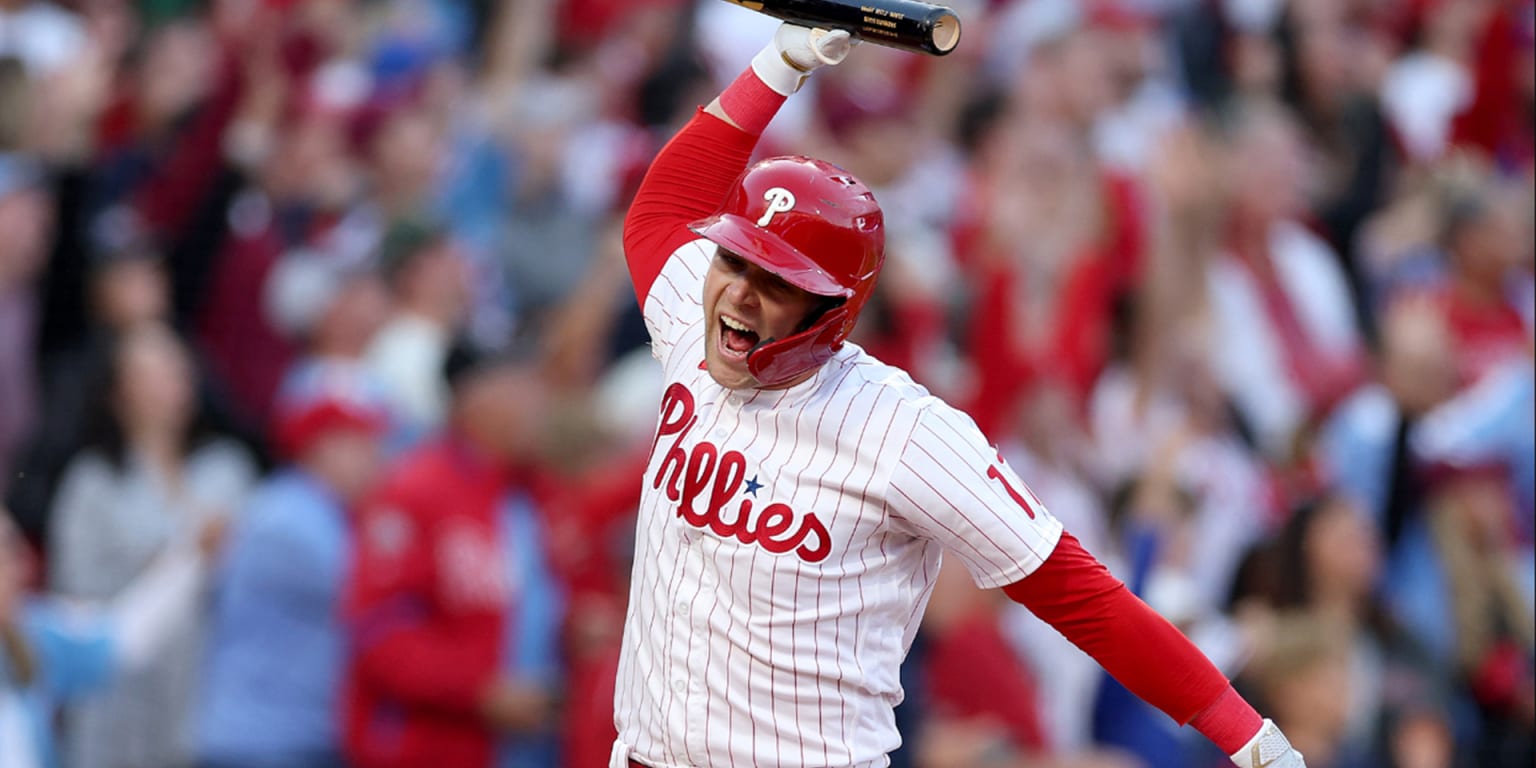 Philadelphia Phillies first baseman Rhys Hoskins surprises Philly