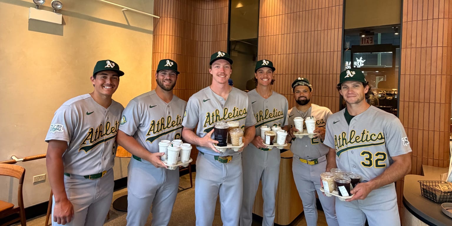 'There was a little bit of heckling': A's youngsters make traditional Wrigley coffee run