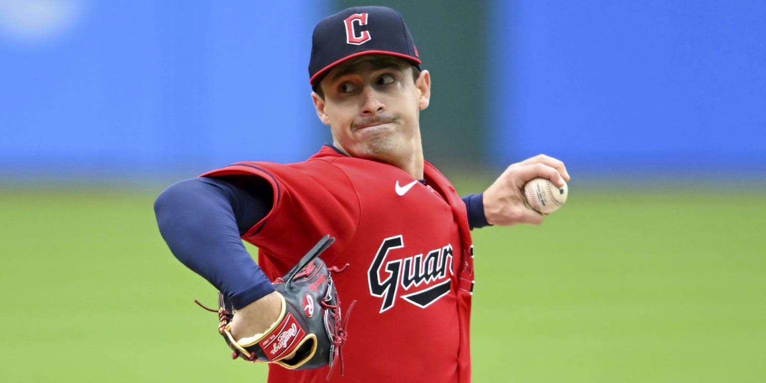 Guardians' Logan Allen strikes out 8, wins MLB debut