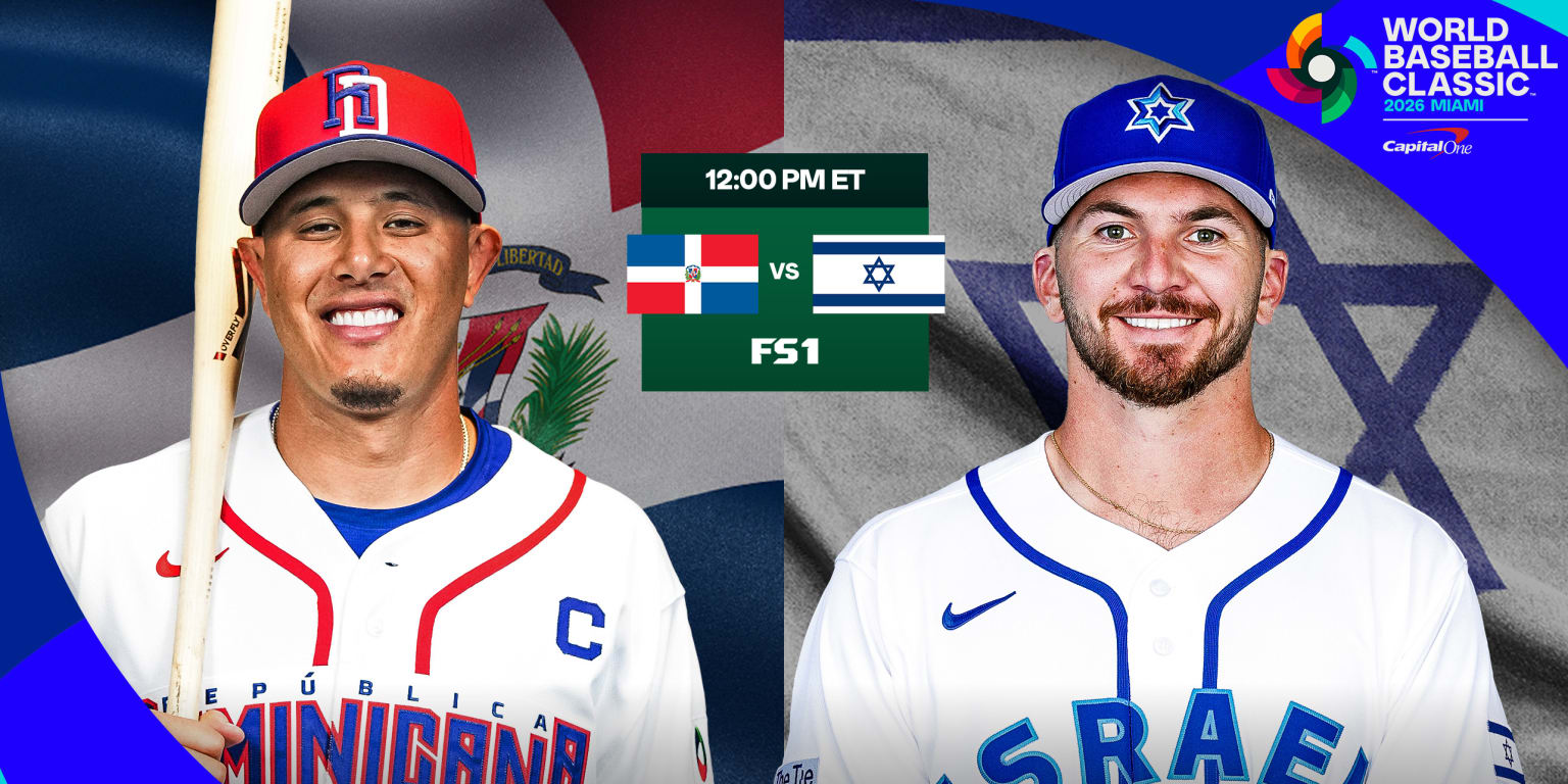 Dominican Republic puts perfect record on the line vs. Israel (Noon ET, FS1)