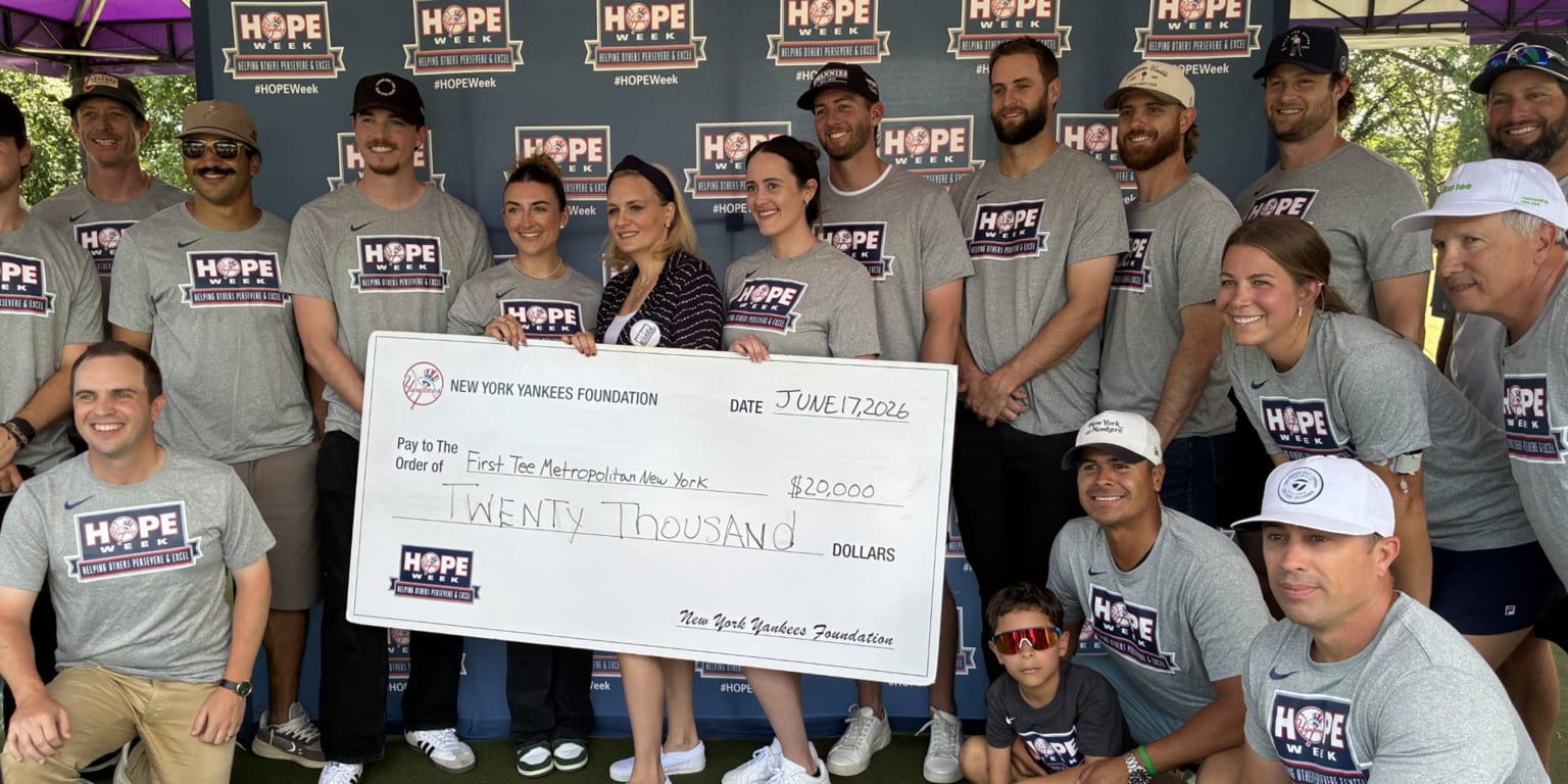 Yankees hit the green with First Tee for HOPE Week