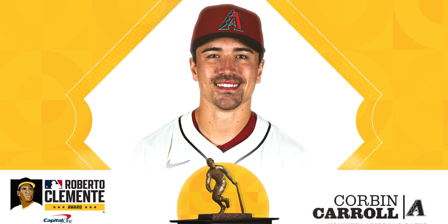 Corbin Carroll nominated for 2025 Roberto Clemente Award