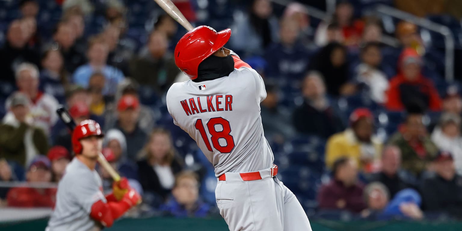 Walker hits 3rd homer in 4 games as Cards rally late, top Nats in extras