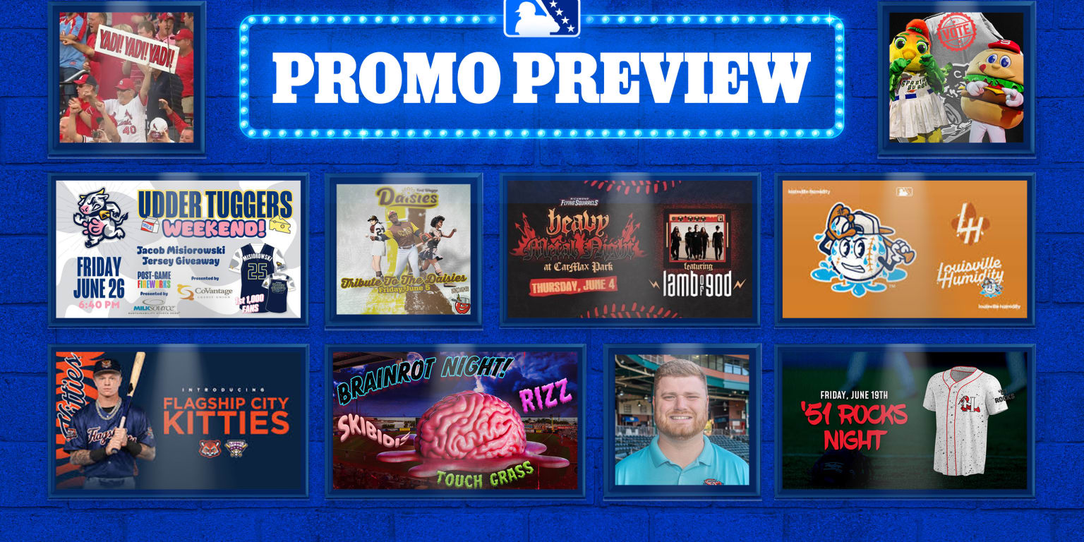 Udder Tuggers Weekend? Brainrot Night? 10 weird Minor League promos you want to know about