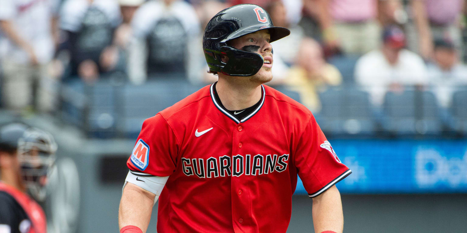 Bazzana doubles down on success from Guardians' leadoff spot