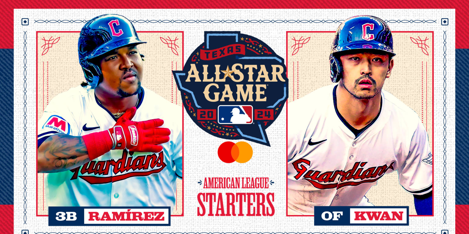 José Ramírez, Steven Kwan named 2024 AllStar Game starters