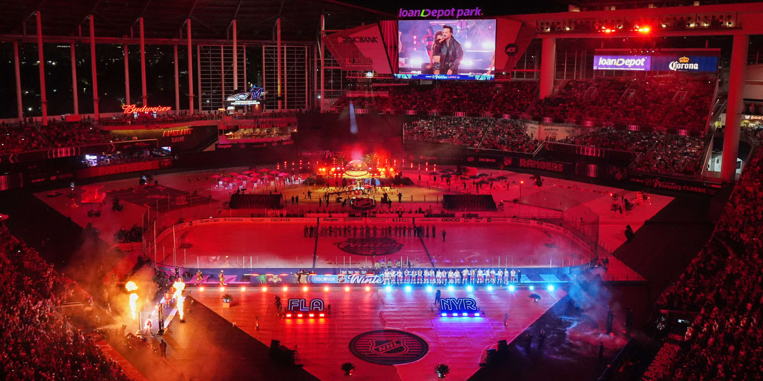 Outdoor hockey in Florida? loanDepot park proved it could be done