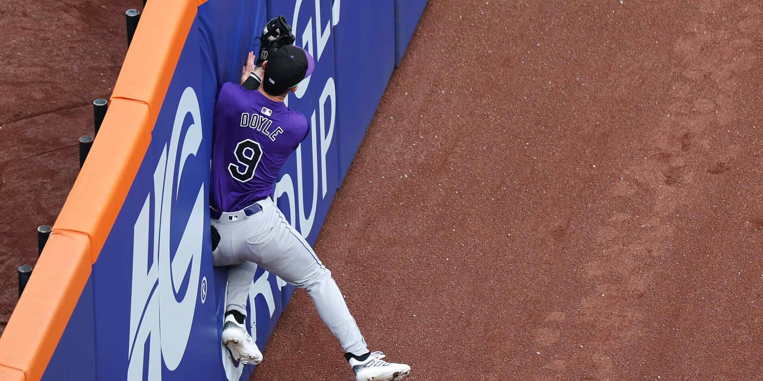 Brenton Doyle discusses playing center field for Rockies