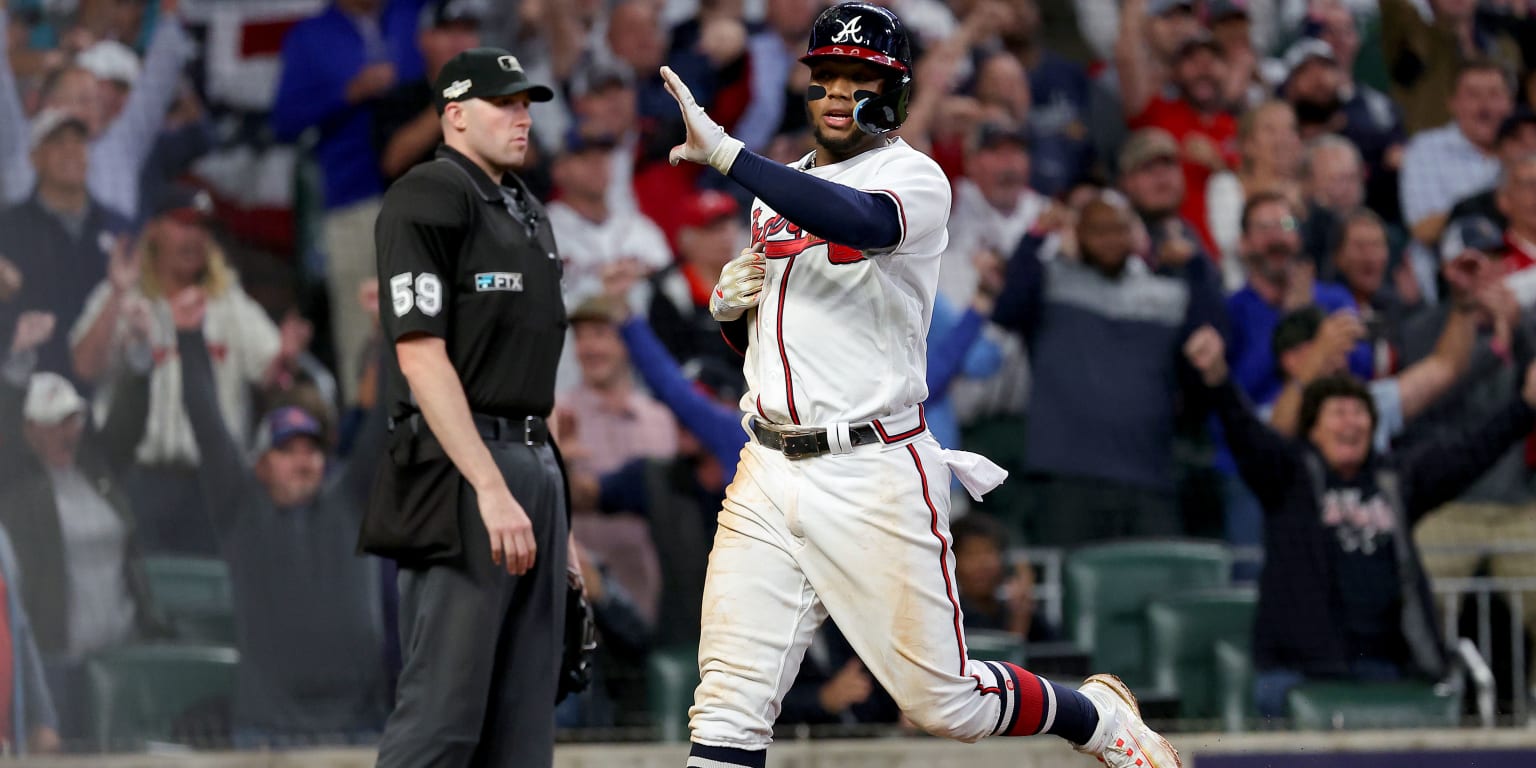 Ronald Acuña Jr. in lineup for Game 3 of NLDS despite HBP