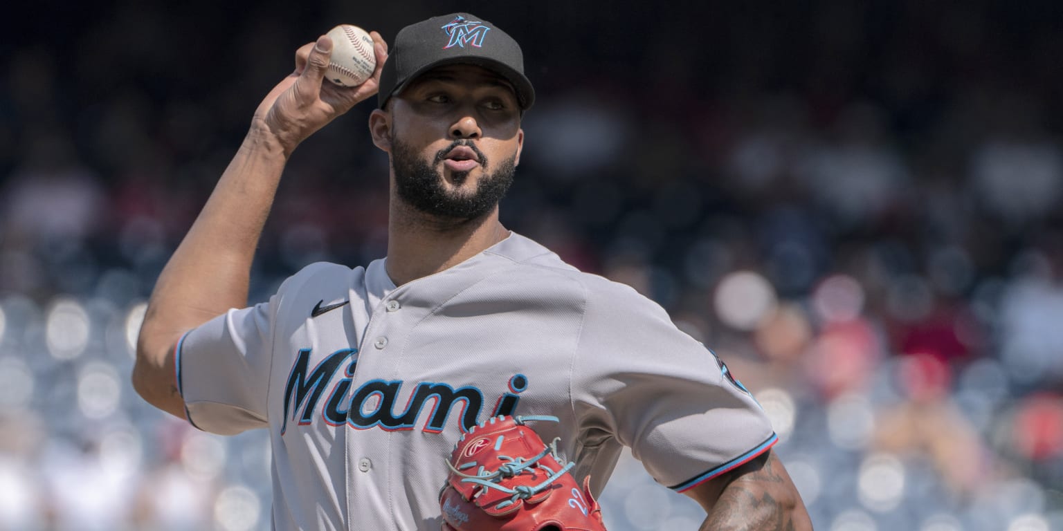 Marlins' Sandy Alcantara takes mound to finish set vs. Jays - Field Level  Media - Professional sports content solutions