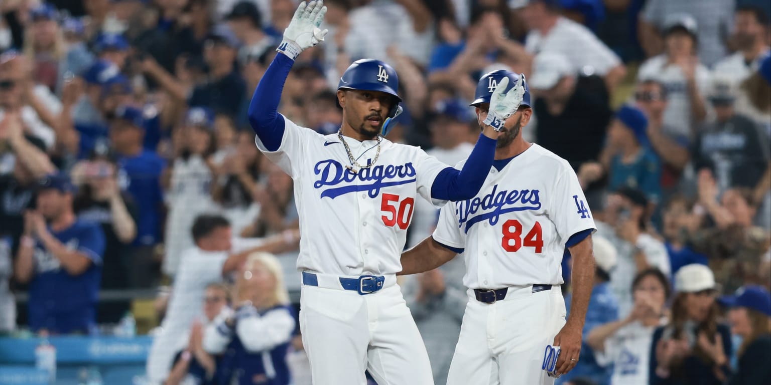 Betts, Dodgers best Rockies after Sasaki guts it out for 6