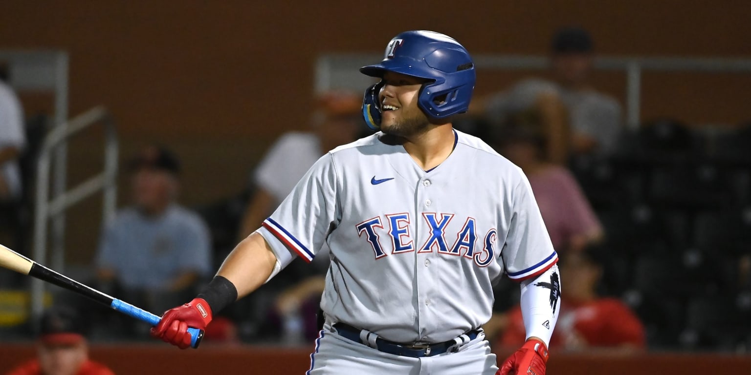 Rangers' Abimelec Ortiz keeps slugging in Arizona Fall League