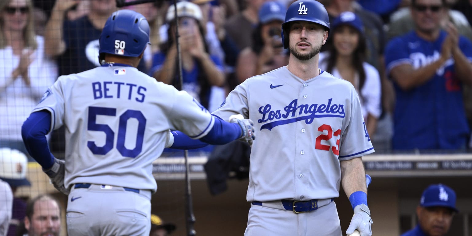 Kyle Tucker returns to Dodgers lineup against Padres