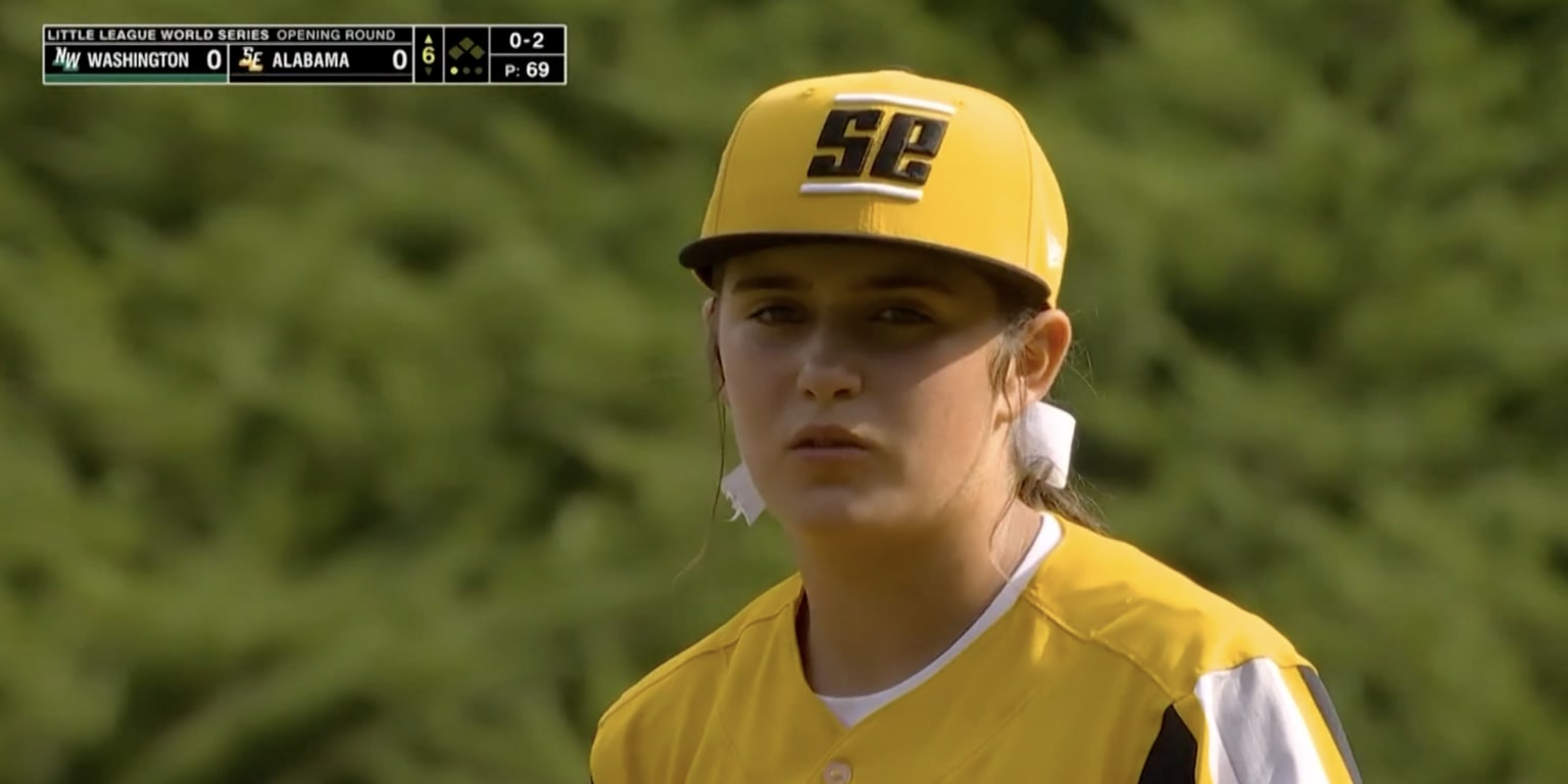 Kinley Rasmus, the 9th girl to ever pitch in LLWS, dominates on mound (and at SS)