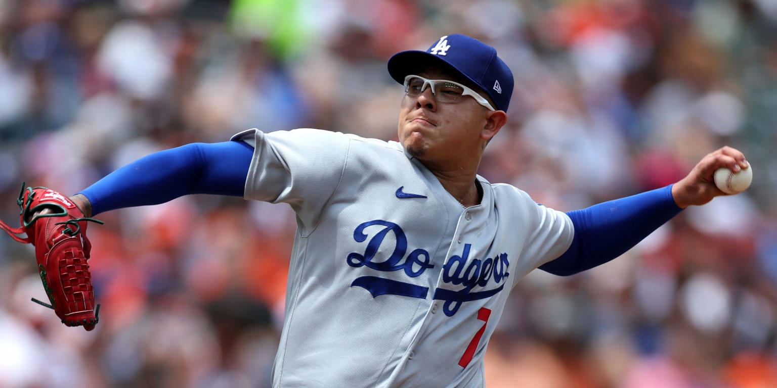Julio Urías gives up career-high eight runs in Dodgers' loss to Orioles