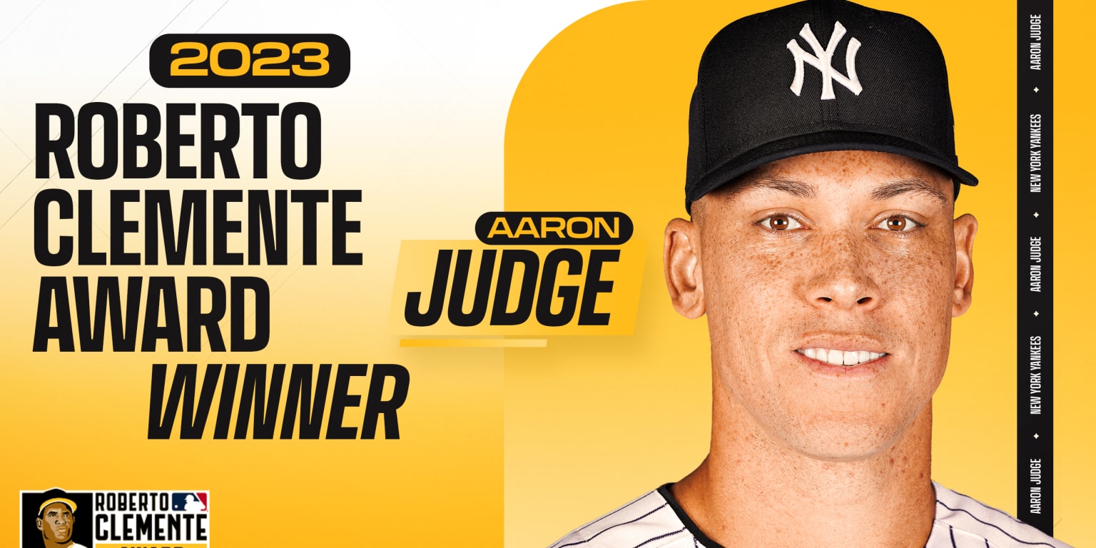 Aaron Judge Wins Roberto Clemente Award for 2023 BVM Sports